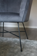 Fauteuil \'Rio\' - Grijs/Velours