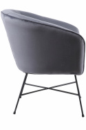 Fauteuil \'Rio\' - Grijs/Velours