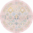 Ronde tapijt \'Magnolia\' 200cm - Roze