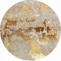 Rond kleed \'Elena\' 240cm - Beige/Goud