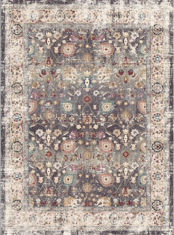 Wiltonmatta \'Bouhjar\' 240x340cm - Grijs/Multi in de groep Kamer / Woonkamer bij Reforma (X10116929)