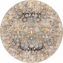 Rond tapijt \'Bouhjar\' 120cm - Beige/Multi