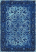 Wiltonmatta \'Gombalia\' 130x190cm - Blauw
