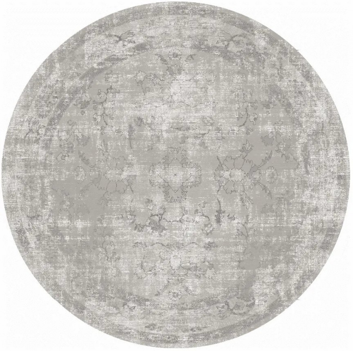 Ronde tapijt \'Gombalia\' 200cm - Grijs in de groep Inrichting / Vloerkleden / Geweven Vloerkleden bij Reforma (X10117368)