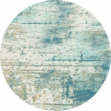 Rond tapijt \'Kebira\' 120cm - Blauw