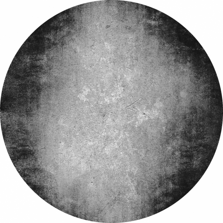 Ronde mat \'Megara\' 120cm - Grijs in de groep Inrichting / Vloerkleden / Geweven Vloerkleden bij Reforma (X10117978)