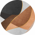 Ronde mat \'Hazel\' 290cm - Multi