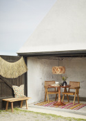 Stoel \'Wooden rattan\' - Natuurlijk