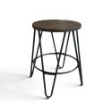 Hocker \'Rustic\' 45cm - Hout/Staal