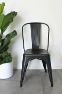 Stoel \'Montmartre\' - Zwart/Patina