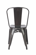 Stoel \'Montmartre\' - Zwart/Patina