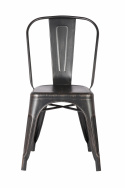 Stoel \'Montmartre\' - Zwart/Patina