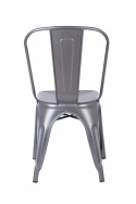 Stoel \'Montmartre\' - Staal Mat