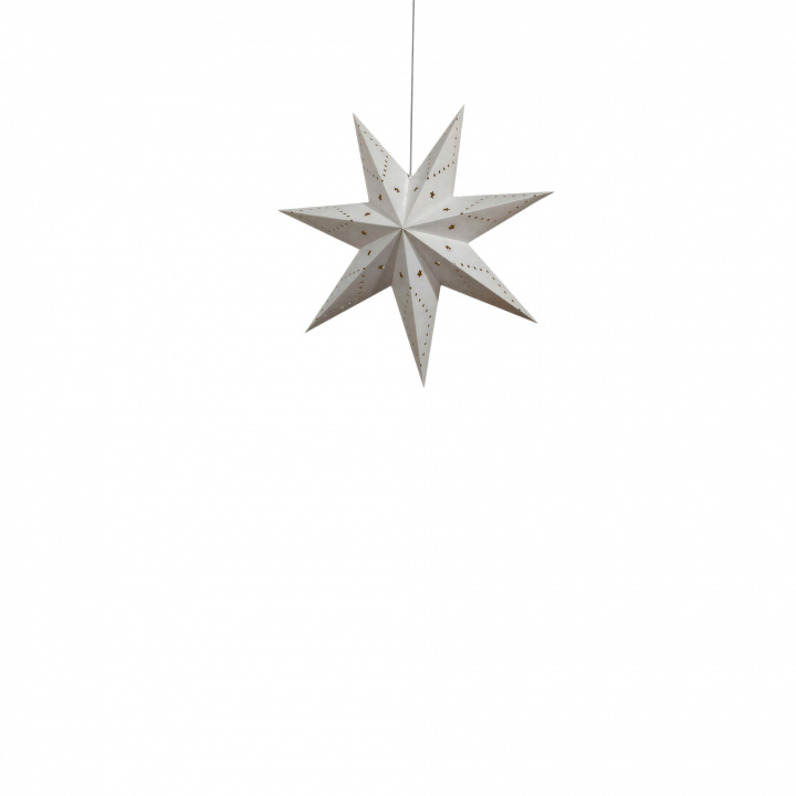 Adventster \'Skimra\' 45cm - Wit in de groep Verlichting / Lampen / Kerstverlichting bij Reforma (advent-star-white)