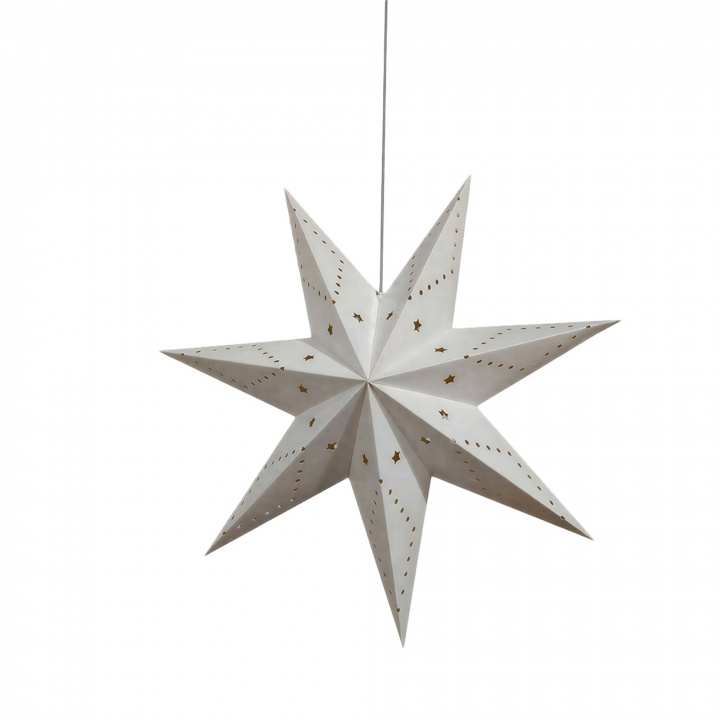 Adventster \'Skimra\' 45cm - Wit in de groep Verlichting / Lampen / Kerstverlichting bij Reforma (advent-star-white)