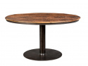 Ronde eettafel \'Jack\' - Gerecycled hout/IJzer