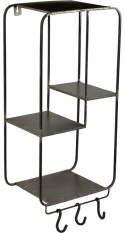 Wandplank \'3 haken\' - IJzer