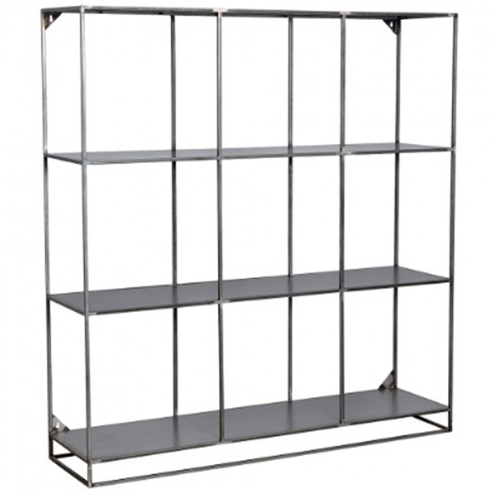IJzeren plank \'Washington\' - Industrieel in de groep Meubels / Planken & opslag / Boekenkasten bij Reforma (m07064)