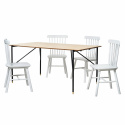 Eettafel \'Hornstull Elsa\' - 1 Tafel & 4 Stoelen