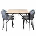 Eettafel \'Hornstull Elegant\' - 1 Tafel & 4 Stoelen