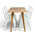 Eettafel \'Nordisk Montmartre\' - 1 Tafel & 6 Stoelen