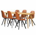 Eetgroep \'Nordisk Carrie\' - 1 Tafel & 6 Stoelen