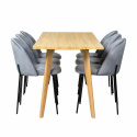 Eetgroep \'Nordisk Elegant\' - 1 Tafel & 6 Stoelen