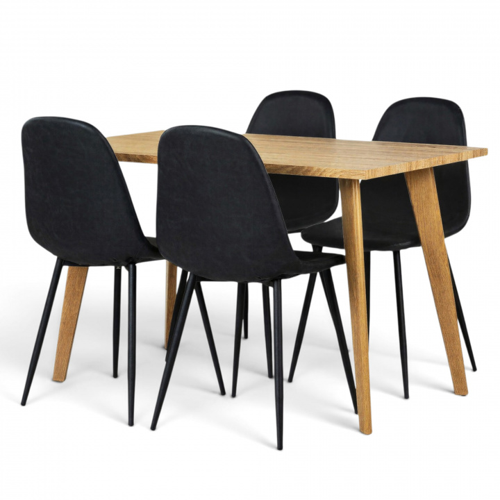 Eetgroep \'Nordisk Forma\' - 1 Tafel & 4 Stoelen in de groep Meubels / Tafels / Eetset bij Reforma (matgrupp39)