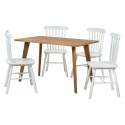 Eetgroep \'Nordisk Elsa\' - 1 Tafel & 4 Stoelen