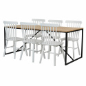 Eetgroep \'Vega Elsa\' - 1 Tafel & 6 Stoelen