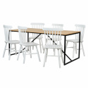 Eetgroep \'Vega Elsa\' - 1 Tafel & 6 Stoelen