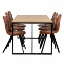 Eetgroep \'Vega Carrie\' - 1 Tafel & 6 Stoelen