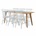 Eetgroep \'Nordisk Elsa\' - 1 Tafel & 6 Stoelen
