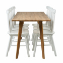 Eetgroep \'Nordisk Elsa\' - 1 Tafel & 6 Stoelen