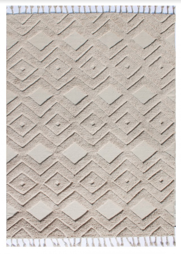 Tapijt \'Vernazza\' 200x300 - Grijs in de groep Inrichting / Vloerkleden / Wollen tapijten bij Reforma (rug01-200x300)