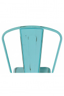 Stoel \'Montmartre\' - Vintage turquoise