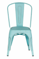Stoel \'Montmartre\' - Vintage turquoise